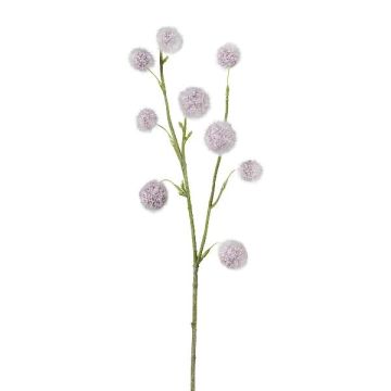 Rama artificial de euforbia globosa FLIVON, frutos, lila, 60 cm