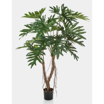 Planta artificial filodendro Selloum ORANDA, raíces, 140 cm