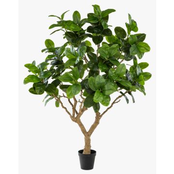 Árbol de caucho artificial BAKTIN, tronco artificial, maceta decorativa, verde, 240 cm