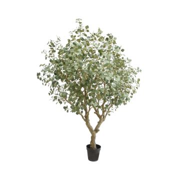 Árbol de eucalipto artificial BAKHEN, tronco artificial, maceta decorativa, verde, 240 cm