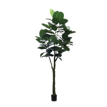 Árbol de caucho artificial BAKWEN, tronco artificial, verde, 300 cm