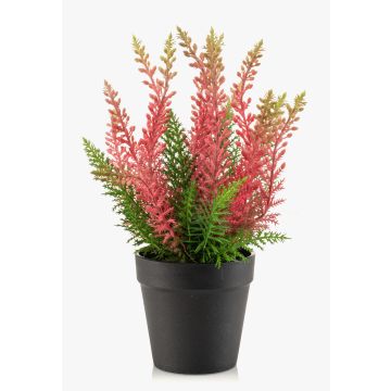 Erica artificial ELSAWO en maceta decorativa, crossdoor, rosa, 30 cm