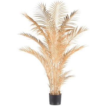 Palmera decorativa Areca TORMO, dorado metalizado, 145cm Palmera decorativa Areca TORMO, dorado metalizado, 145cm