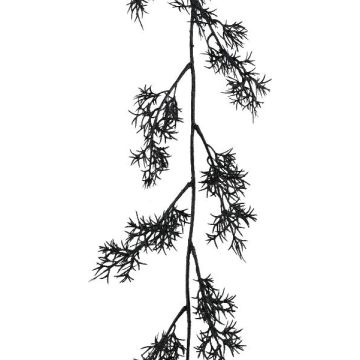 Guirnalda artificial de espárrago NAFTY, negra, 175cm Guirnalda artificial de espárrago NAFTY, negra, 175cm