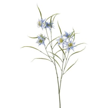 Rama decorativa Aquilegia WHONRY, azul claro, 85 cm