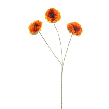 Rama artificial Amapola WHONRA, naranja, 60 cm