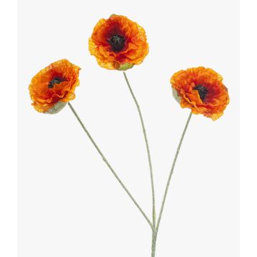 Rama artificial Amapola WHONRA, naranja, 60 cm