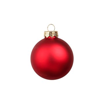 Bola de Navidad CLARIBELLE, mate, 30 unidades, rojo, Ø 6 cm Bola de Navidad CLARIBELLE, mate, 30 unidades, rojo, Ø 6 cm