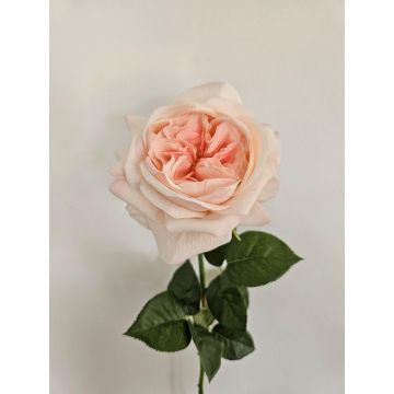 Rosa artificial GINAKAL, rosa claro, 65 cm