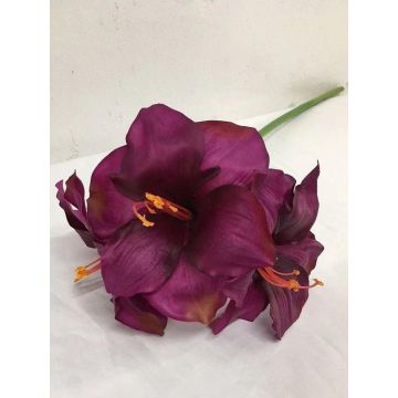 Amaryllis artificial SARNUK, violeta, 80 cm