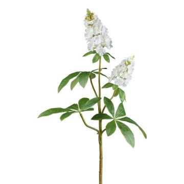 Rama artificial de castaño KLARHO con flores, blanco, 95 cm