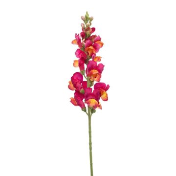 Flor artificial boca de dragón DAENERYS, fucsia-naranja, 80cm