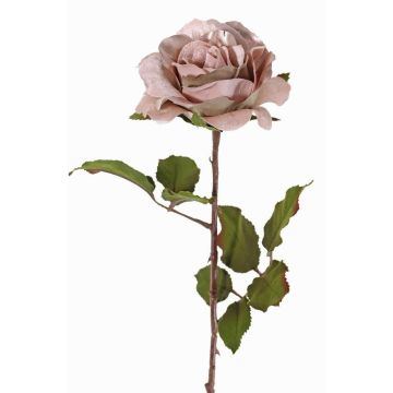 Rosa de terciopelo SINDALA, lila claro, 60cm, Ø12cm Rosa de terciopelo SINDALA, lila claro, 60cm, Ø12cm