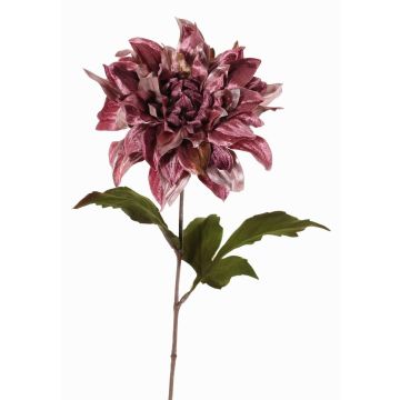 Dalia de terciopelo MINBU, lila envejecido, 60cm, Ø17cm Dalia de terciopelo MINBU, lila envejecido, 60cm, Ø17cm