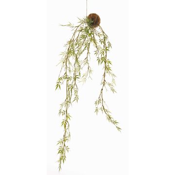 Planta colgante de bambú artificial ALECTO sobre bola de musgo, verde, 90cm Planta colgante de bambú artificial ALECTO sobre bola de musgo, verde, 90cm
