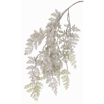 Rama artificial de artemisia EUDOKIA, blanco-verde, 100cm