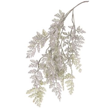 Rama artificial de artemisia EUDOKIA, blanco-verde, 100cm