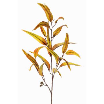 Rama de eucalipto artificial EUSEBIOS, amarillo-naranja, 100cm Rama de eucalipto artificial EUSEBIOS, amarillo-naranja, 100cm