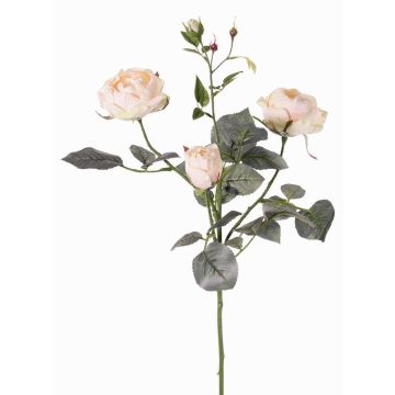 Rama artificial de rosas DIAMANTIS, rosa pálido, 70cm, Ø5-8cm Rama artificial de rosas DIAMANTIS, rosa pálido, 70cm, Ø5-8cm