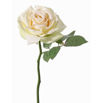 Rosa artificial NIKOLETA, crema-rosa, 30cm, Ø12cm Rosa artificial NIKOLETA, crema-rosa, 30cm, Ø12cm