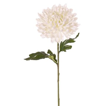 Crisantemo artificial DELPHINA, crema, 65cm, Ø14cm
