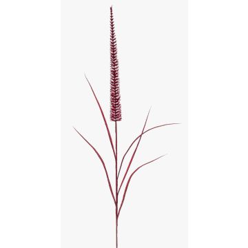 Pennisetum artificial ZARIEL con brillo, burdeos, 105cm