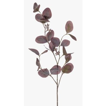 Rama de eucalipto artificial MAXEN con frutos, violeta-gris, 75cm Rama de eucalipto artificial MAXEN con frutos, violeta-gris, 75cm