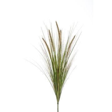Pennisetum artificial YWAIN, panículas, varilla de ajuste, beige-verde, 70cm