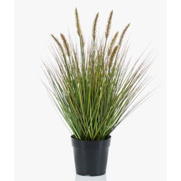 Pennisetum artificial YWAIN con panículas, beige-verde, 60cm Pennisetum artificial YWAIN con panículas, beige-verde, 60cm