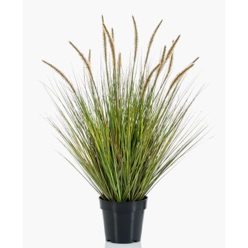 Pennisetum artificial YWAIN con panículas, beige-verde, 85cm Pennisetum artificial YWAIN con panículas, beige-verde, 85cm