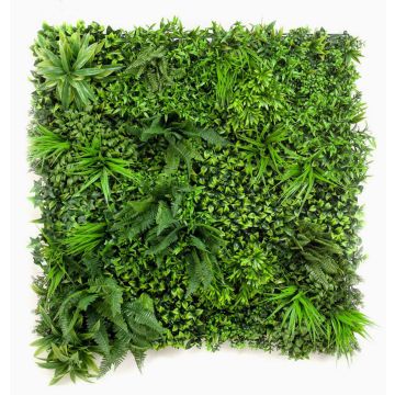 Esterilla decorativa de plantas / seto KITAI, zona transversal, verde, 100x100cm