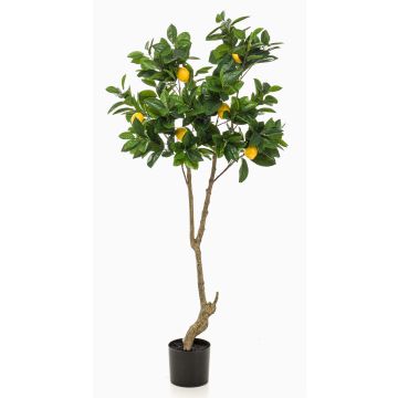 Limonero artificial MAKOTO, tronco artificial, con frutos, 150cm