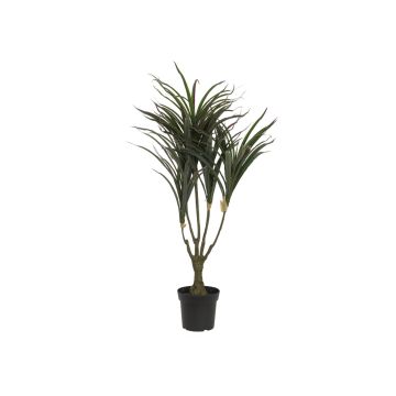 Dracaena reflexa artificial TABIVO, tronco artificial, verde-rojo, 90cm