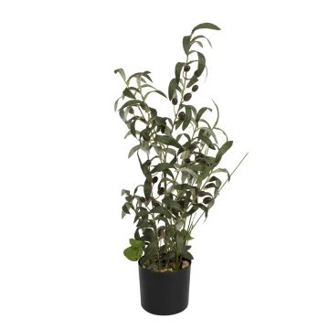 Olivo artificial LEANDRU con frutos, verde, 70cm