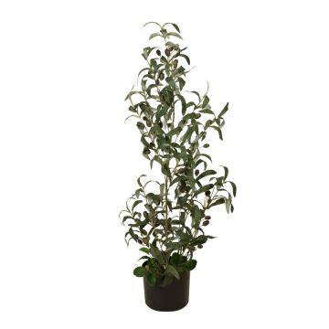 Olivo artificial LEANDRU con frutos, verde, 90cm