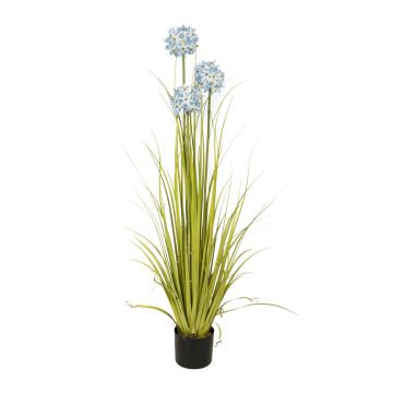 Hierba de allium artificial ASIMDA, azul, 120cm