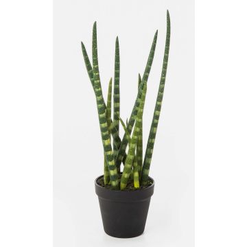 Sansevieria Cylindrica artificial AIDANA, verde-amarillo, 40cm