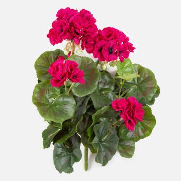 Geranio artificial CAPH en varilla de ajuste, violeta, 30cm