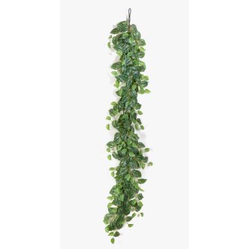 Guirnalda artificial de pothos GIRTAB, verde-blanco, 180cm