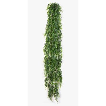Helecho botón artificial colgante PORRIMA en varilla de ajuste, verde, 140cm