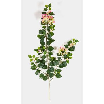 Ramo de bougainvillea artificial AVIOR, rosa-crema, 80cm
