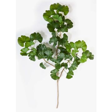 Rama de ginkgo artificial BAO, difícilmente inflamable, verde, 60cm