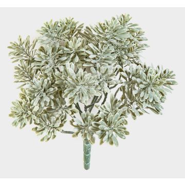 Crossostephium artificial ALGOL, en varilla de ajuste, zona de tránsito, gris-verde, 20cm