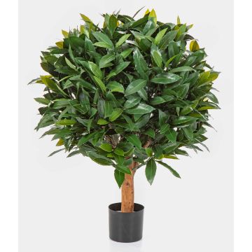 Bola de laurel artificial LARAWAG, tronco natural, zona de tránsito, 70cm