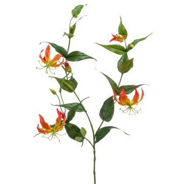 Gloriosa artificial WARIS naranja-amarillo, 120cm