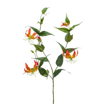 Gloriosa artificial WARIS naranja-amarillo, 120cm