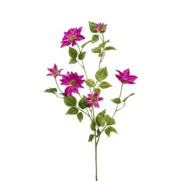 Flor artificial grande Clematis HIKARI, rosa, 110 cm, Ø 5-14 cm Flor artificial grande Clematis HIKARI, rosa, 110 cm, Ø 5-14 cm
