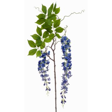 Rama de glicina artificial NISSRINE con flores, azul, 145cm