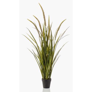 Hierba artificial cola de zorro ANOUR con panículas, verde-marrón, 115cm