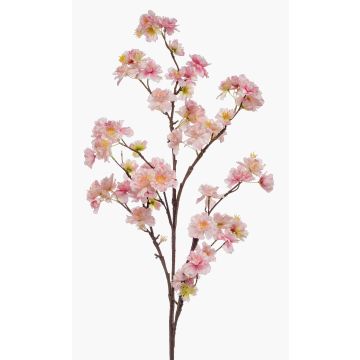 Rama de cerezo falso florida GIMA con flores, rosa, 120cm